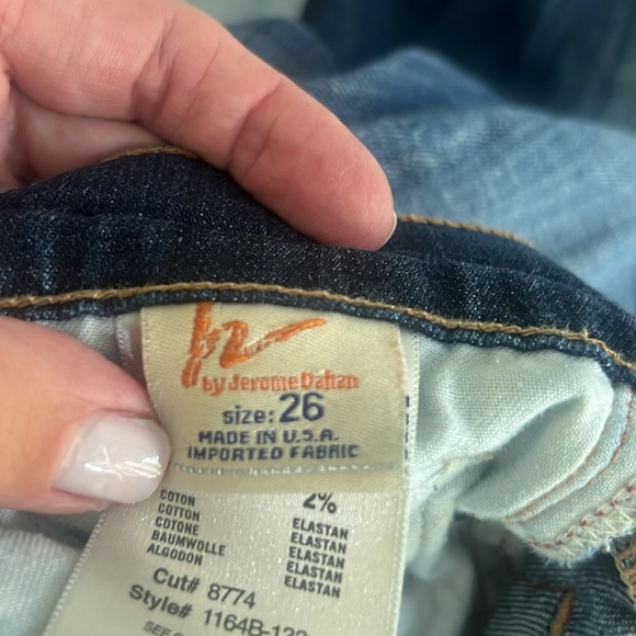 Citizens of Humanity Ava Stretch Distressed Low Waist Straight Leg Jean, size 26 - Picture 9 of 9